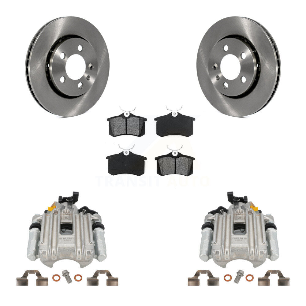 Transit Auto KC8-100383S Disc Brake Kit for 2002-2005 Volkswagen Jetta, Volkswagen Golf - Rear product image