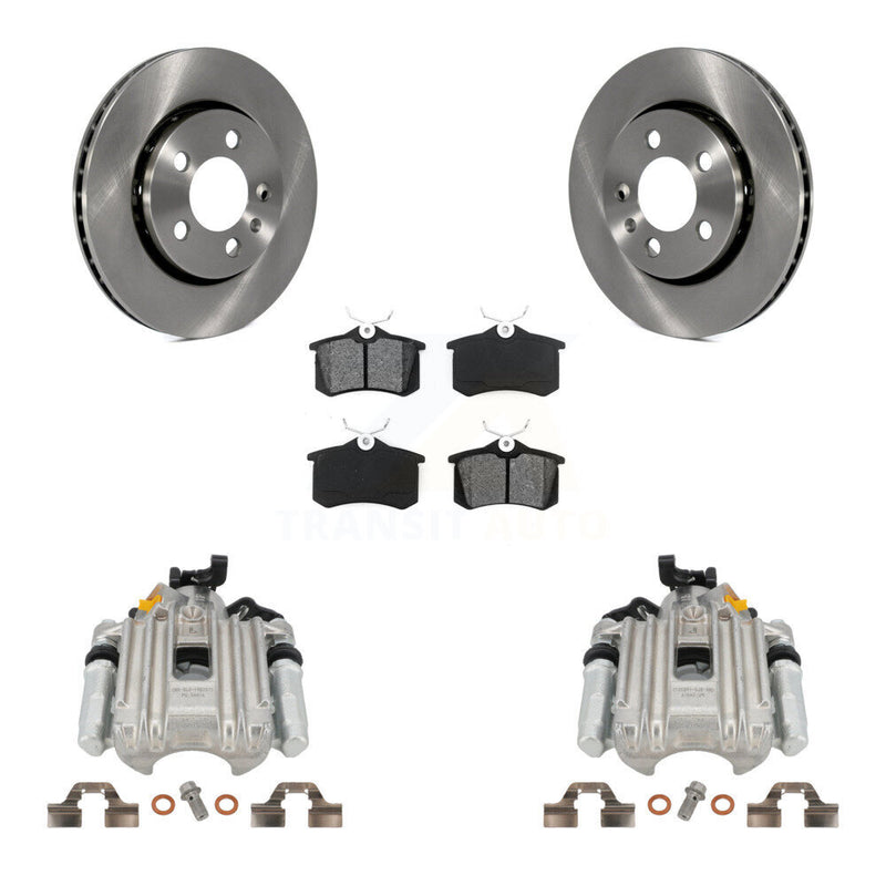 Transit Auto KC8-100383S Disc Brake Kit for 2002-2005 Volkswagen Jetta, Volkswagen Golf - Rear product image