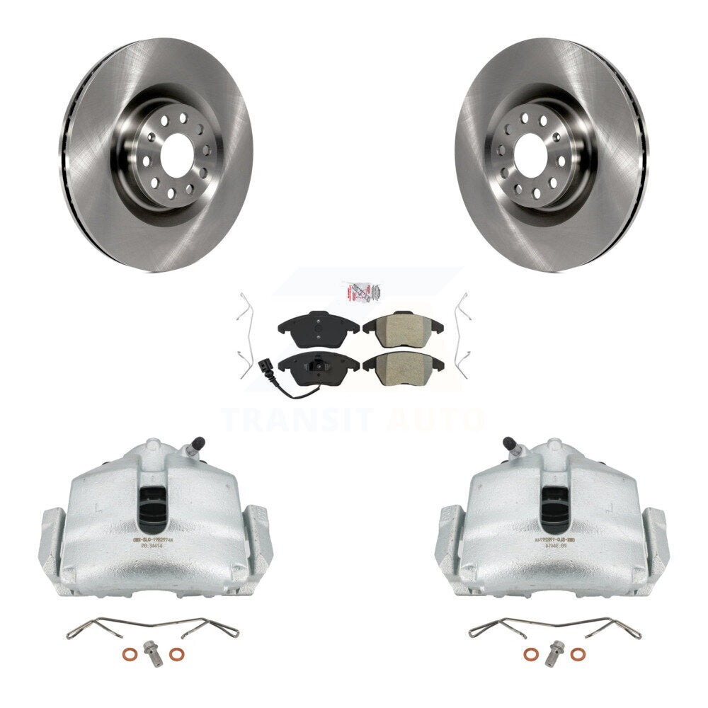 Transit Auto KC8-100389N Disc Brake Kit for 2009-2013 Volkswagen GTI, Volkswagen CC, Audi A3 Quattro - Front product image