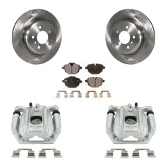 Transit Auto KC8-100389P Disc Brake Kit for 2011-2016 BMW 535d, BMW 535i, BMW 528i xDrive & more - Rear product image