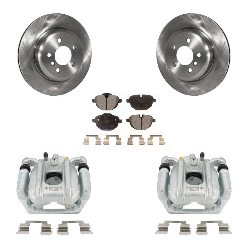 Transit Auto KC8-100389P Disc Brake Kit for 2011-2016 BMW 535d, BMW 535i, BMW 528i xDrive & more - Rear product image