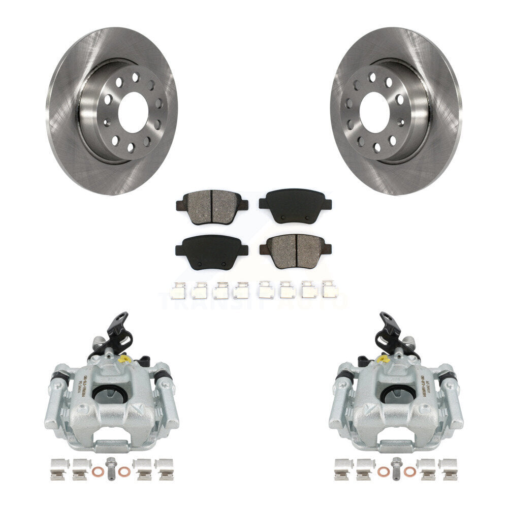 Transit Auto KC8-100390S Disc Brake Kit for 2010-2016 Volkswagen GTI, Volkswagen Beetle, Volkswagen Golf & more - Rear product image