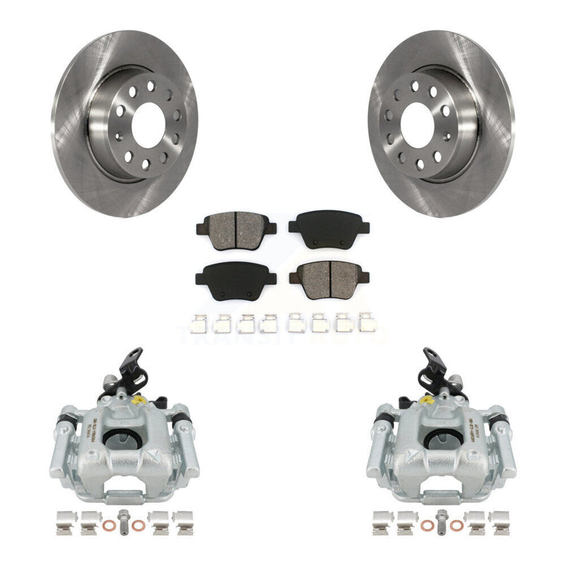 Transit Auto KC8-100390S Disc Brake Kit for 2010-2016 Volkswagen GTI, Volkswagen Beetle, Volkswagen Golf & more - Rear product image