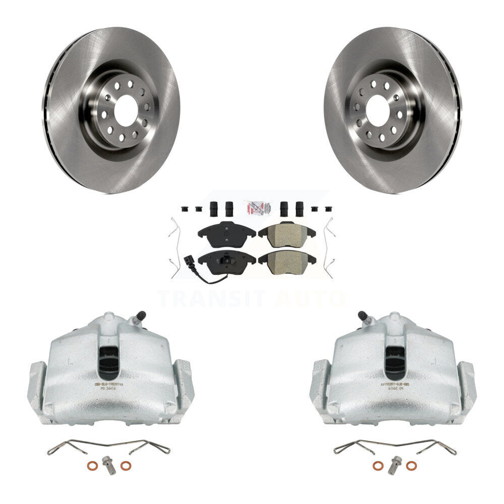 Transit Auto KC8-100391N Disc Brake Kit for 2009-2013 Volkswagen GTI, Volkswagen CC, Audi A3 Quattro - Front product image