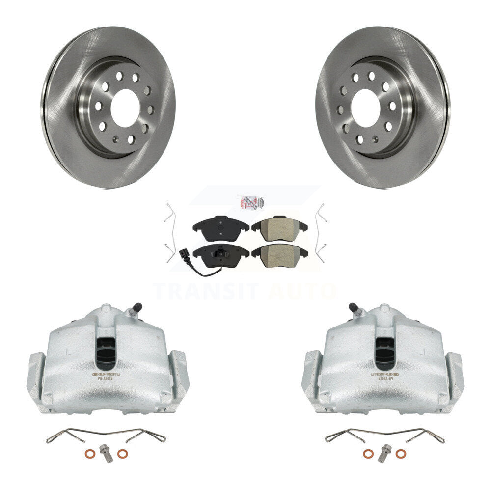 Transit Auto KC8-100392N Disc Brake Kit for 2011-2013 Volkswagen GTI, Audi A3 Quattro - Front product image