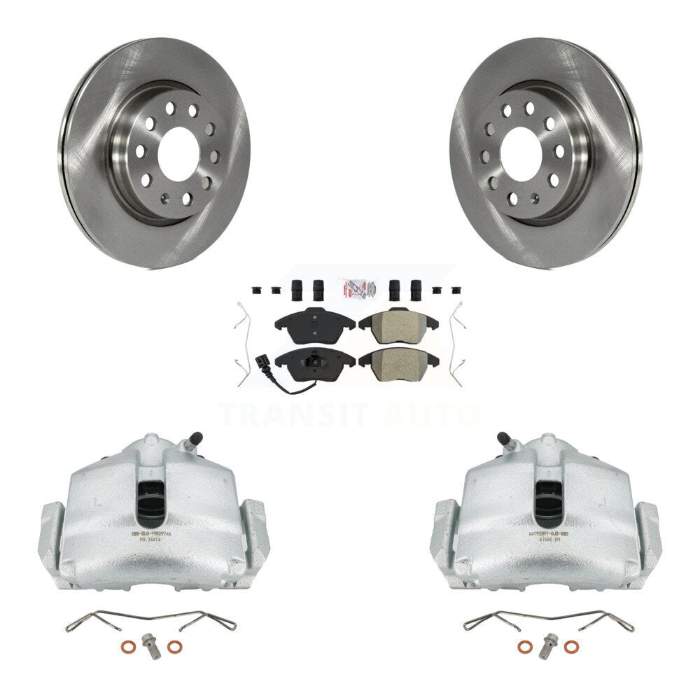 Transit Auto KC8-100393N Disc Brake Kit for 2011-2013 Volkswagen GTI, Audi A3 Quattro - Front product image