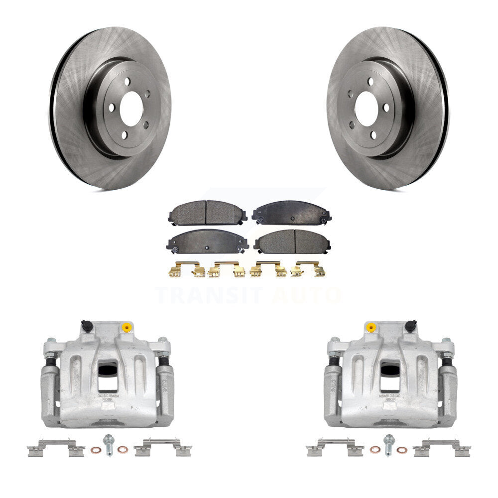 Transit Auto KC8-100400T Disc Brake Kit for 2012-2021 Chrysler 300, Dodge Challenger, Dodge Charger - Front product image