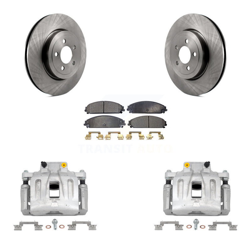 Transit Auto KC8-100400T Disc Brake Kit for 2012-2021 Chrysler 300, Dodge Challenger, Dodge Charger - Front product image