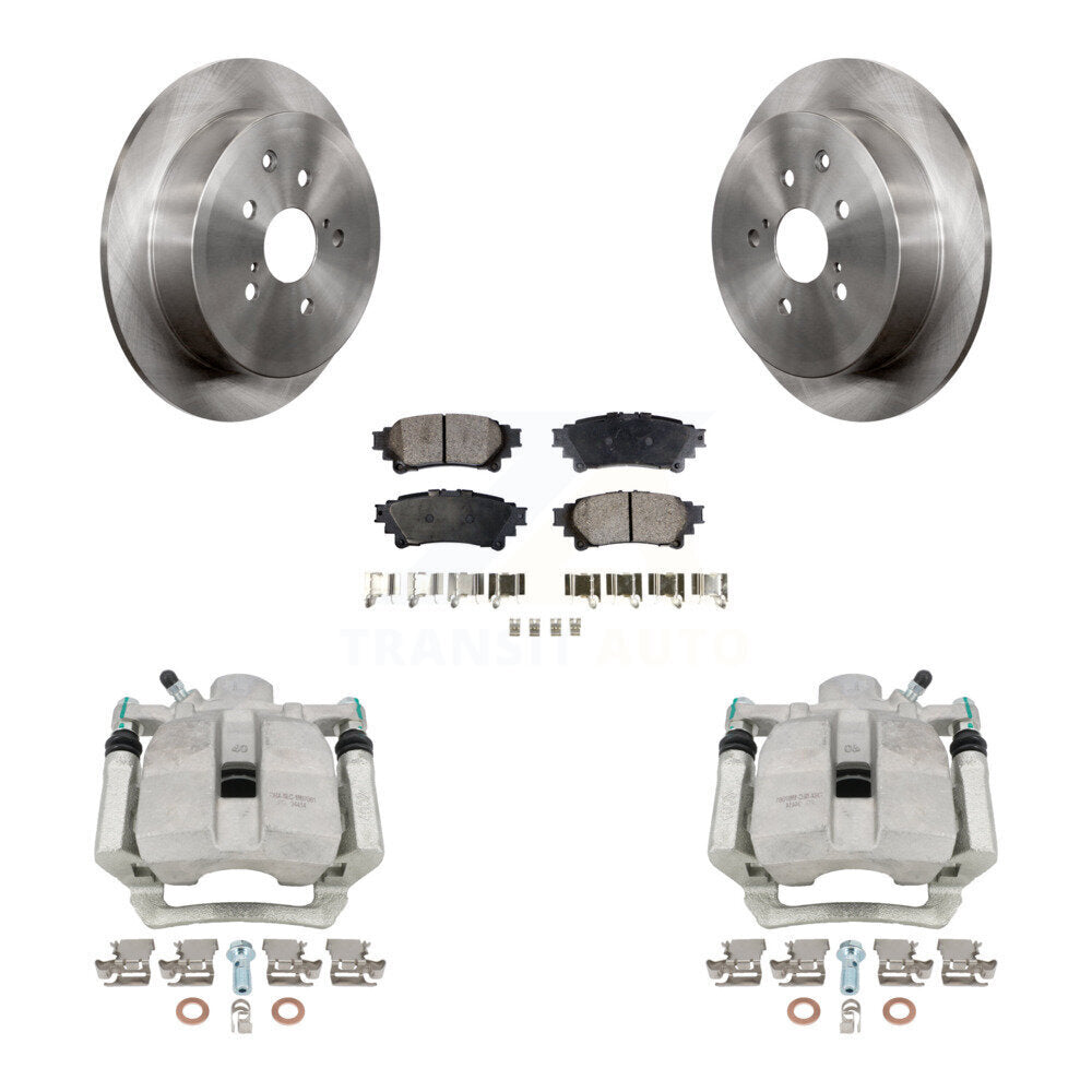 Transit Auto KC8-100407P Disc Brake Kit for 2012-2020 Toyota Highlander, Lexus RX350, Lexus RX450h & more - Rear product image