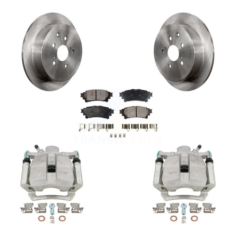 Transit Auto KC8-100407P Disc Brake Kit for 2012-2020 Toyota Highlander, Lexus RX350, Lexus RX450h & more - Rear product image