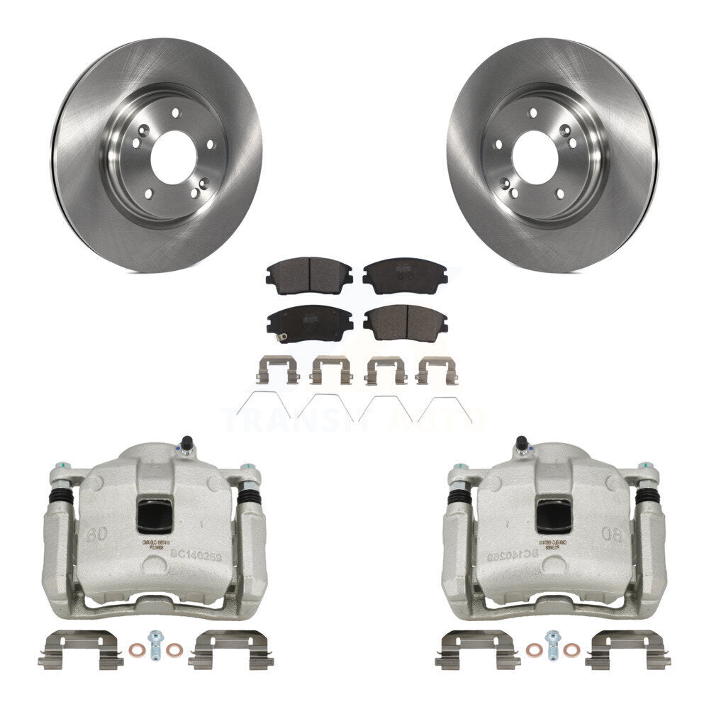 Transit Auto KC8-100411T Disc Brake Kit for 2016-2021 Hyundai Tucson, Kia Sportage - Front product image