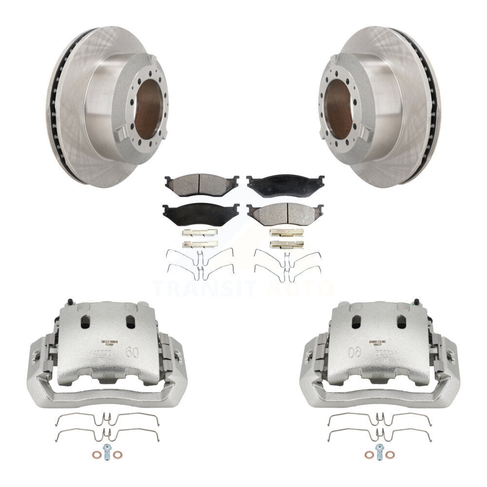 Transit Auto KC8-100413P Disc Brake Kit for 2005-2016 Ford F-450 Super Duty, International TerraStar, Ford LCF & more - Rear product image