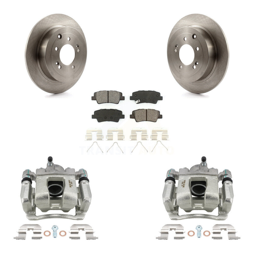 Transit Auto KC8-100418S Disc Brake Kit for 2016-2021 Hyundai Tucson, Kia Sportage - Rear product image