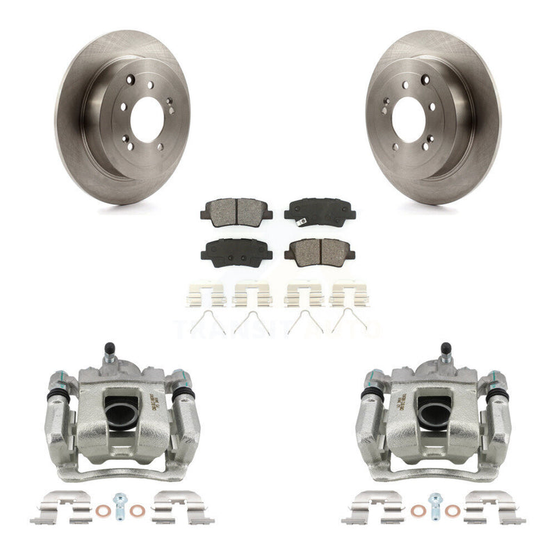 Transit Auto KC8-100418S Disc Brake Kit for 2016-2021 Hyundai Tucson, Kia Sportage - Rear product image