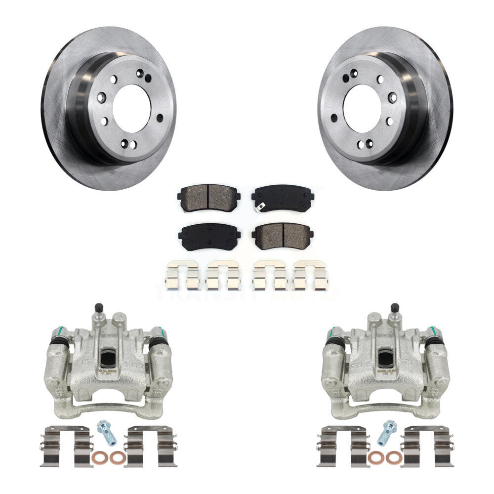 Transit Auto KC8-100422S Disc Brake Kit for 2010-2016 Kia Sportage, Hyundai Tucson - Rear product image