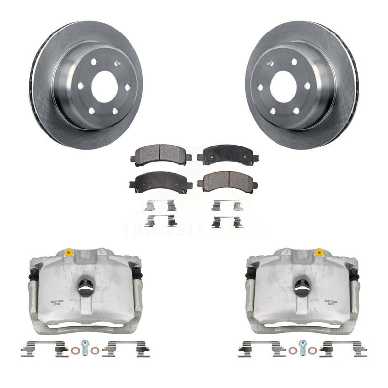 Transit Auto KC8-100423P Disc Brake Kit for 2002-2014 Cadillac Escalade, Chevrolet Avalanche 1500, Chevrolet Express 1500 & more - Rear product image