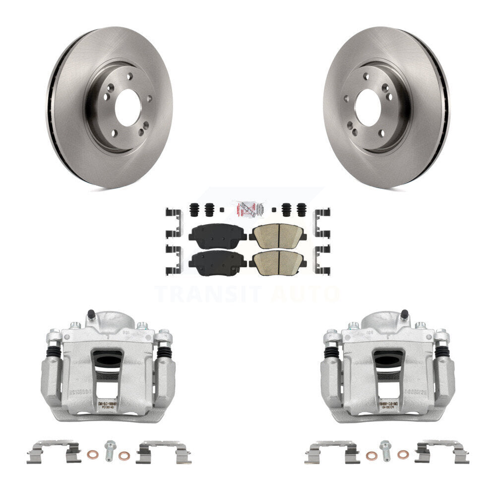 Transit Auto KC8-100424N Disc Brake Kit for 2011-2016 Kia Optima, Hyundai Sonata - Front product image