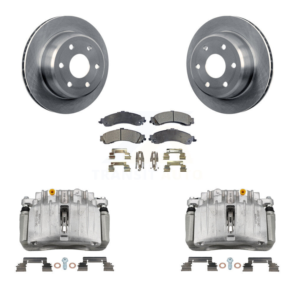 Transit Auto KC8-100424P Disc Brake Kit for 2000-2006 Chevrolet Silverado 1500, Cadillac Escalade, Cadillac Escalade ESV & more - Rear product image