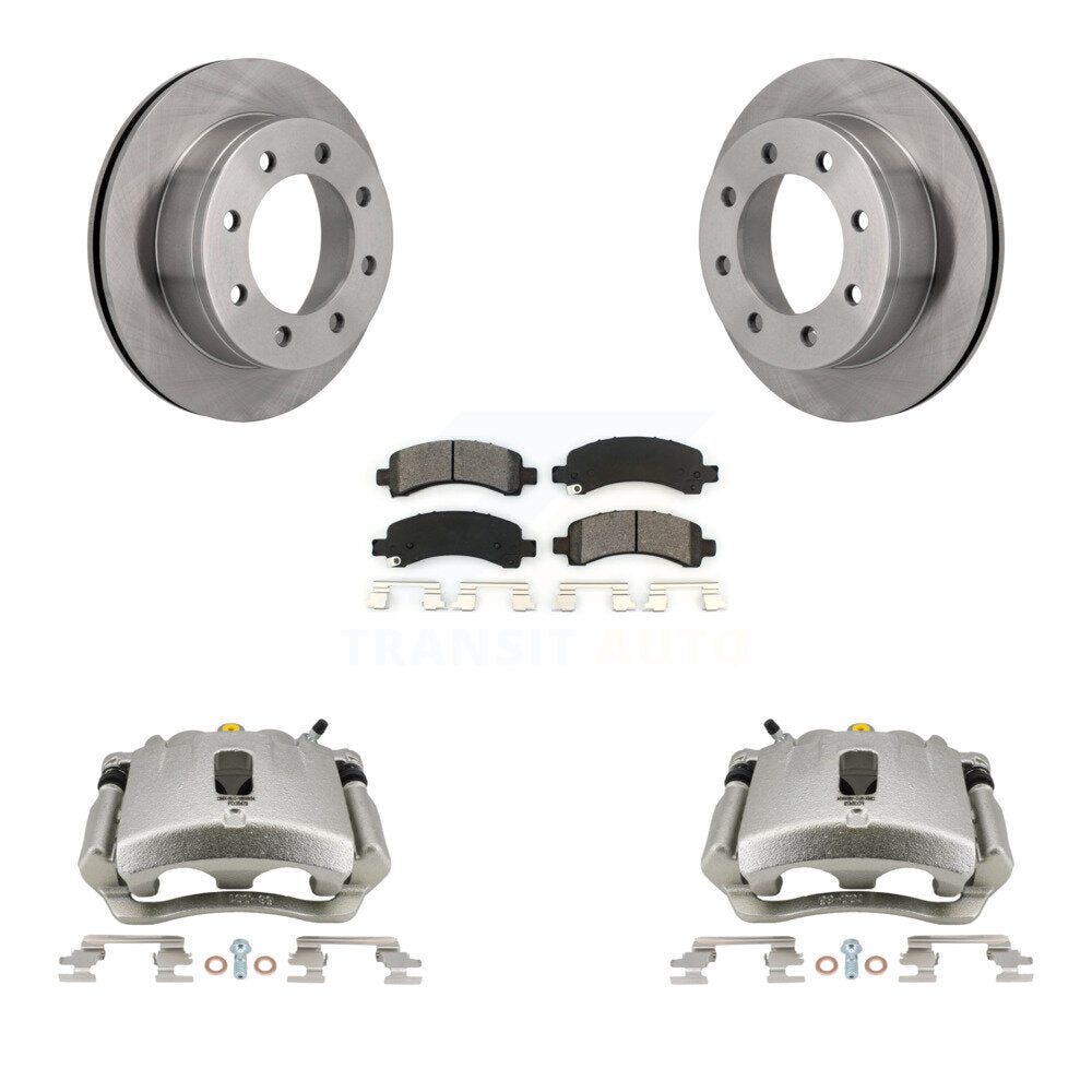 Transit Auto KC8-100427S Disc Brake Kit for 2003-2018 Chevrolet Express 2500, GMC Savana 2500, Chevrolet Express 3500 & more - Rear product image