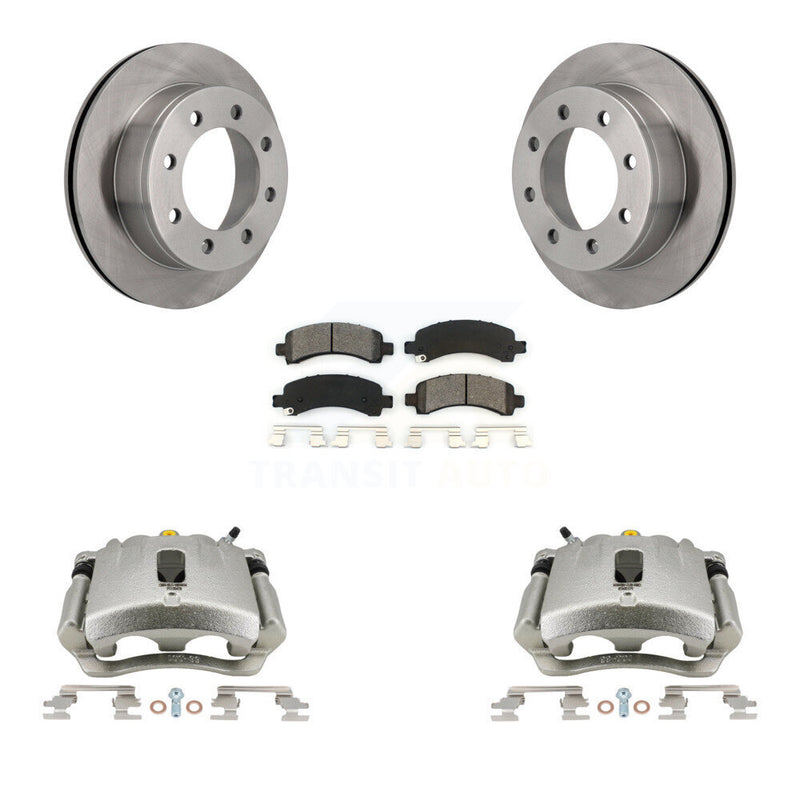 Transit Auto KC8-100427S Disc Brake Kit for 2003-2018 Chevrolet Express 2500, GMC Savana 2500, Chevrolet Express 3500 & more - Rear product image