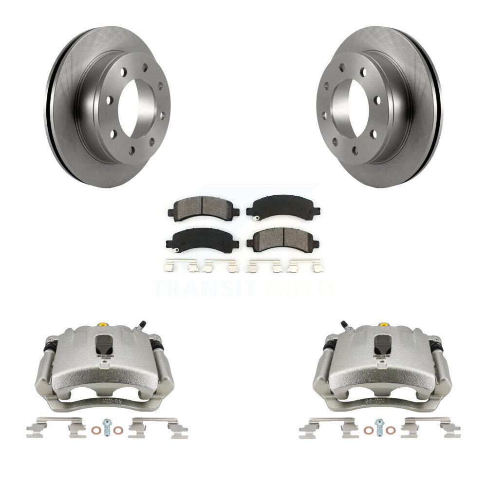 Transit Auto KC8-100428S Disc Brake Kit for 2005-2020 GMC Savana 2500, Chevrolet Express 2500, Chevrolet Express 3500 & more - Rear product image