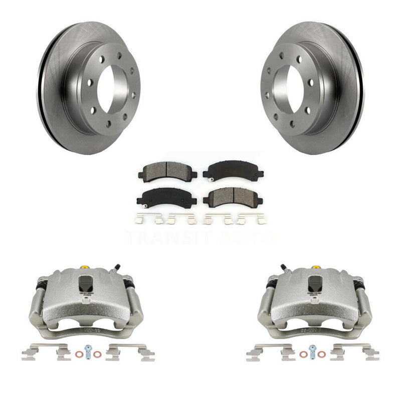 Transit Auto KC8-100428S Disc Brake Kit for 2005-2020 GMC Savana 2500, Chevrolet Express 2500, Chevrolet Express 3500 & more - Rear product image