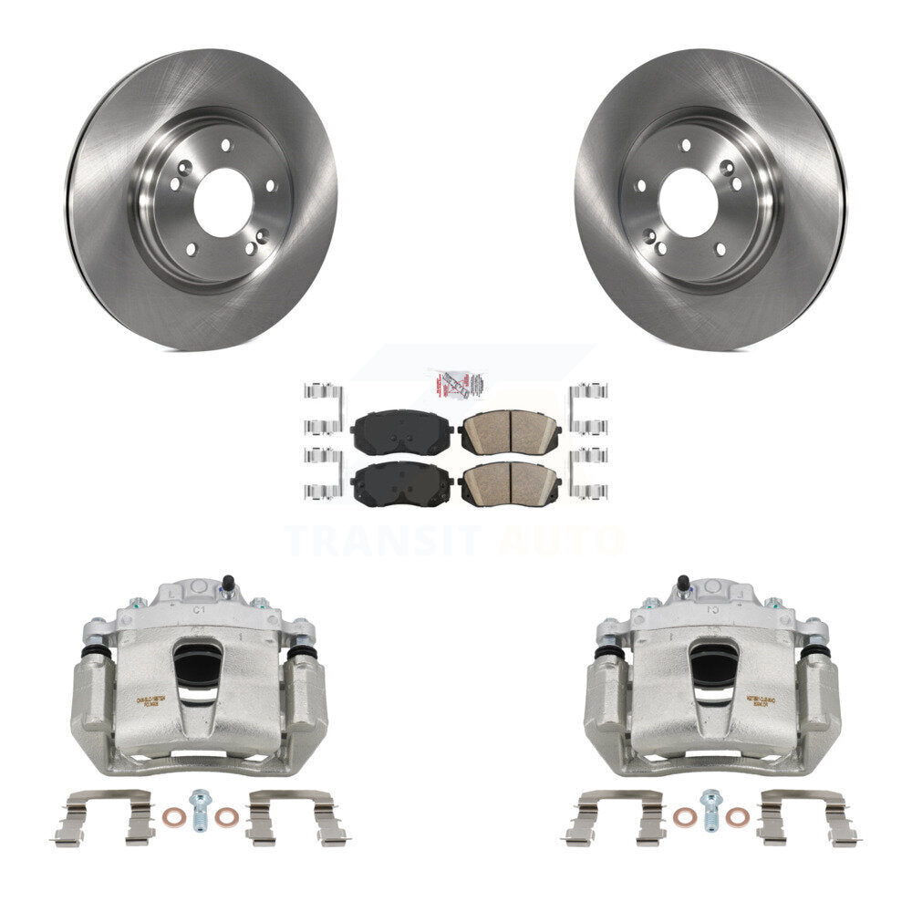 Transit Auto KC8-100429N Disc Brake Kit for 2015-2022 Kia Optima, Hyundai Kona Electric, Kia Niro EV & more - Front product image