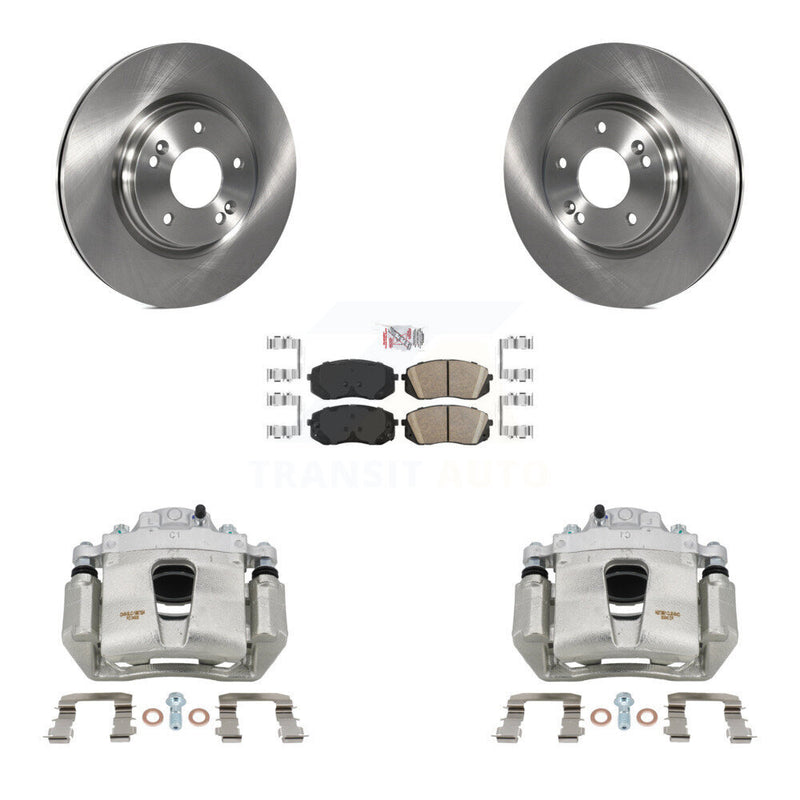Transit Auto KC8-100429N Disc Brake Kit for 2015-2022 Kia Optima, Hyundai Kona Electric, Kia Niro EV & more - Front product image