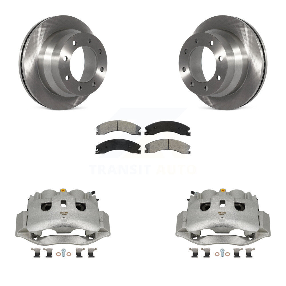Transit Auto KC8-100429S Disc Brake Kit for 2009-2020 Chevrolet Express 4500, Chevrolet Express 3500, GMC Savana 3500 & more - Rear product image
