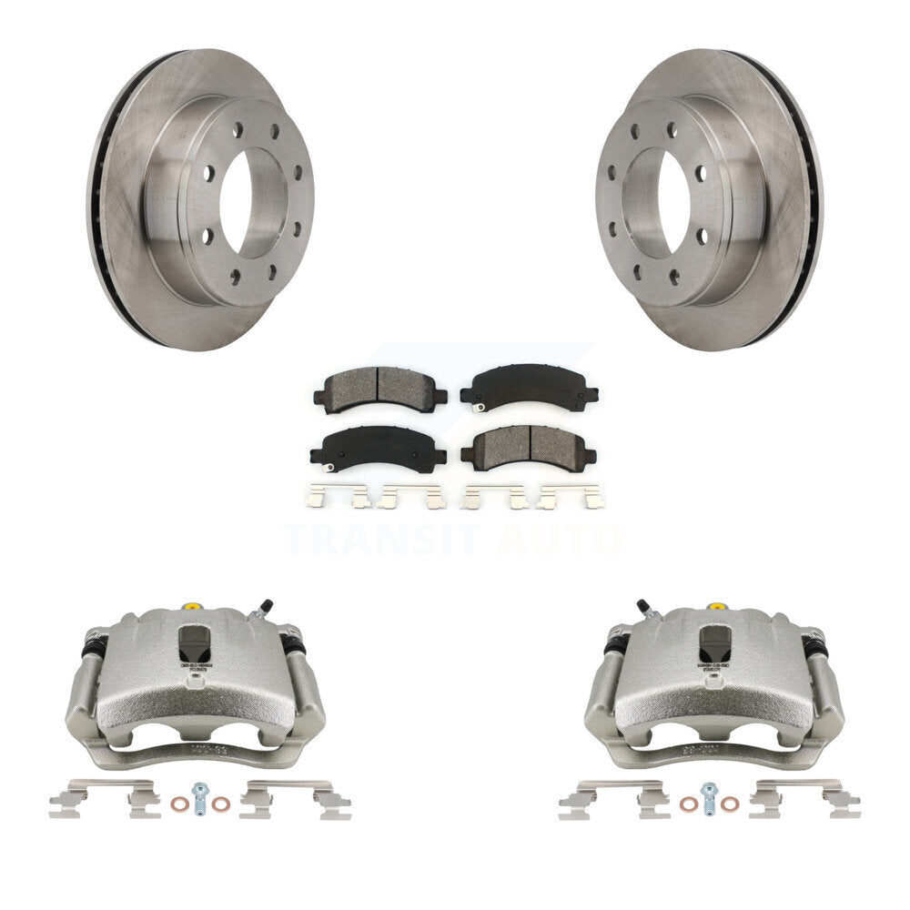Transit Auto KC8-100430S Disc Brake Kit for 2007-2014 Chevrolet Express 3500, GMC Savana 3500, Chevrolet Express 2500 & more - Rear product image