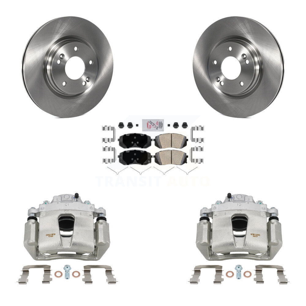 Transit Auto KC8-100431N Disc Brake Kit for 2015-2022 Kia Optima, Hyundai Kona Electric, Kia Niro EV & more - Front product image