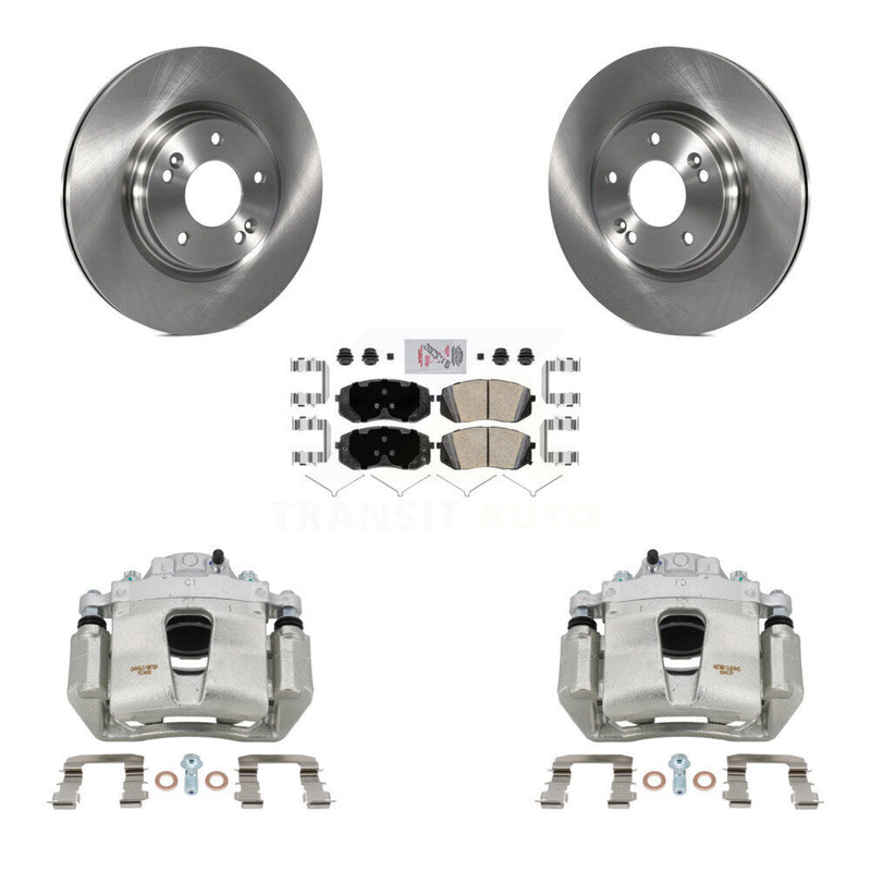 Transit Auto KC8-100431N Disc Brake Kit for 2015-2022 Kia Optima, Hyundai Kona Electric, Kia Niro EV & more - Front product image