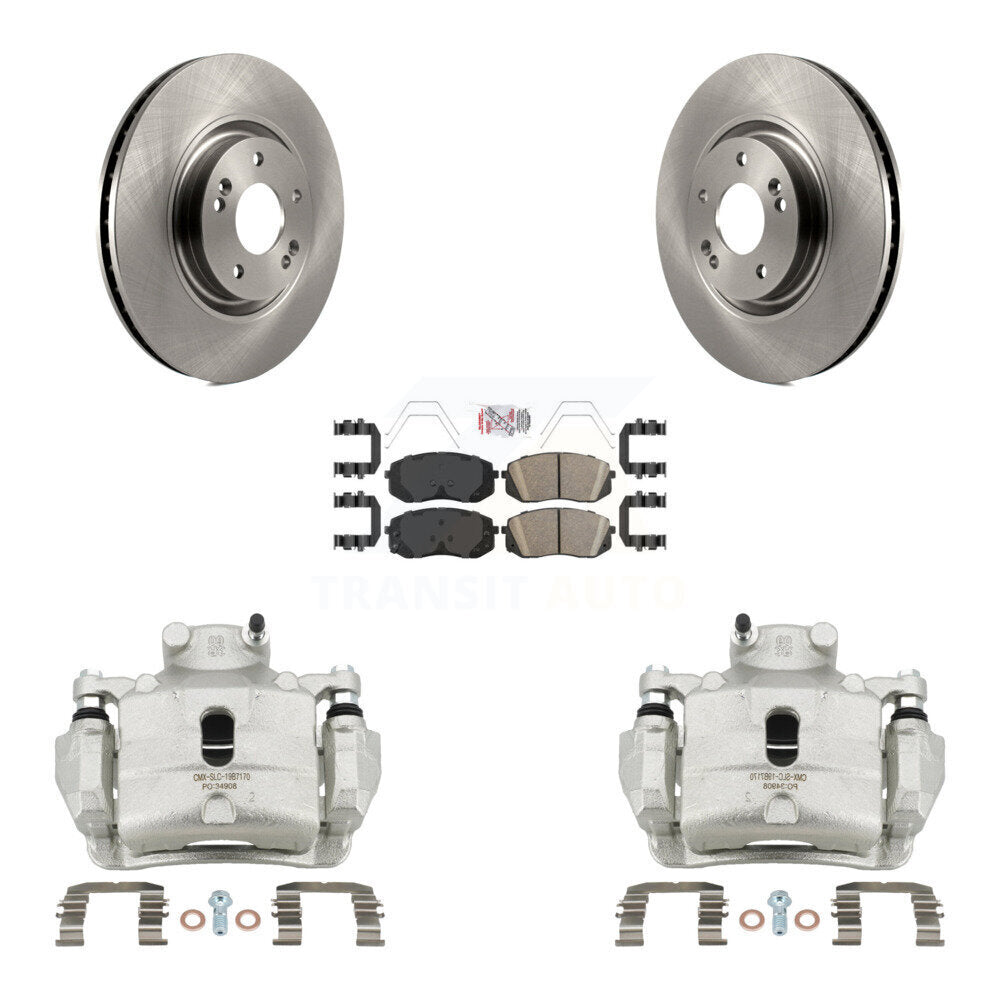 Transit Auto KC8-100433N Disc Brake Kit for 2016-2020 Kia Optima, Hyundai Sonata - Front product image