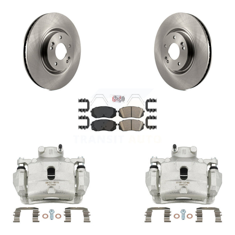 Transit Auto KC8-100433N Disc Brake Kit for 2016-2020 Kia Optima, Hyundai Sonata - Front product image