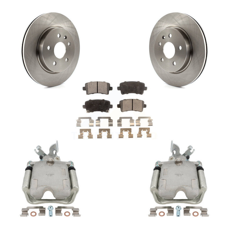 Transit Auto KC8-100433P Disc Brake Kit for 2011-2020 Cadillac XTS, Chevrolet Impala, Chevrolet Malibu & more - Rear product image
