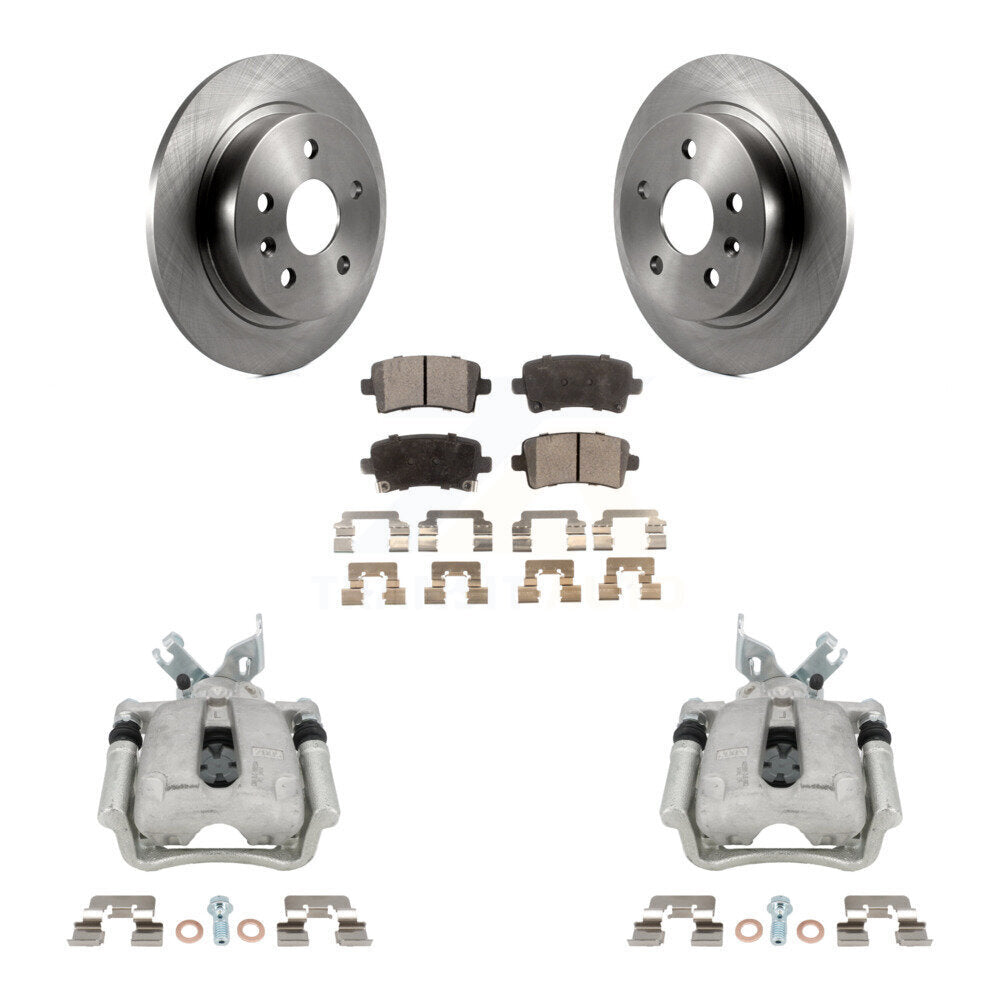Transit Auto KC8-100436P Disc Brake Kit for 2011-2017 Chevrolet Malibu, Buick LaCrosse, Buick Regal - Rear product image
