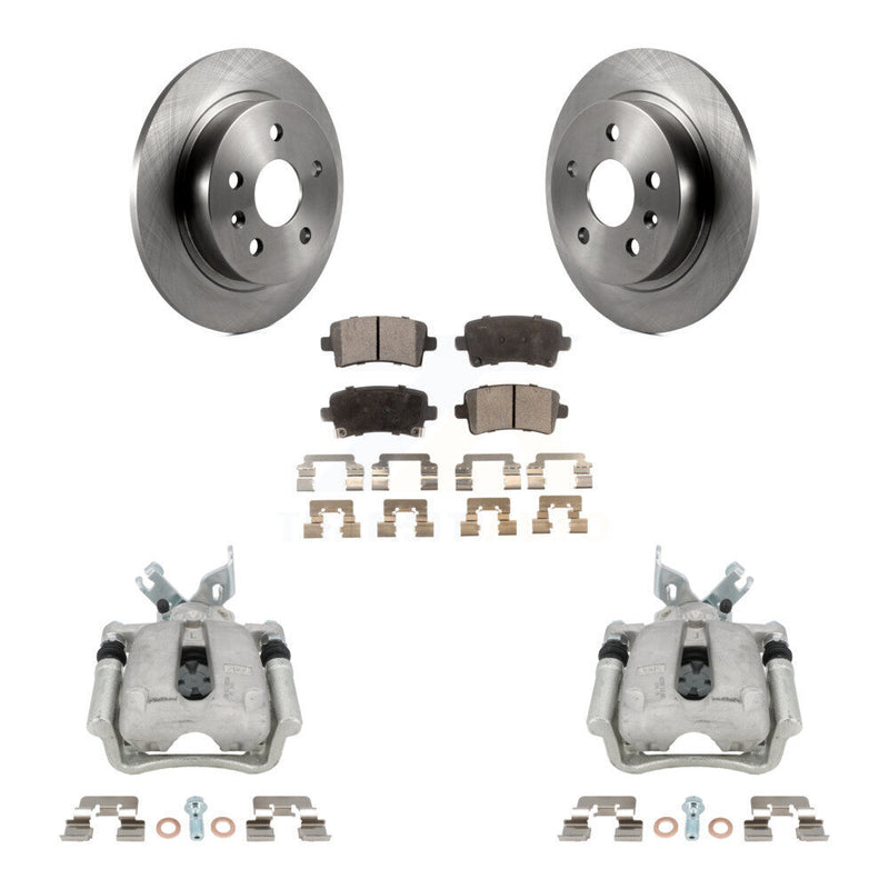 Transit Auto KC8-100436P Disc Brake Kit for 2011-2017 Chevrolet Malibu, Buick LaCrosse, Buick Regal - Rear product image