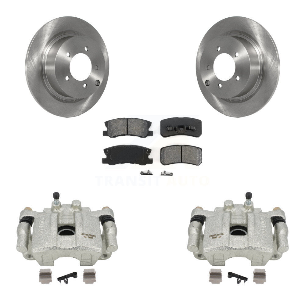 Transit Auto KC8-100436S Disc Brake Kit for 2007-2017 Jeep Compass, Mitsubishi Lancer, Mitsubishi Outlander & more - Rear product image