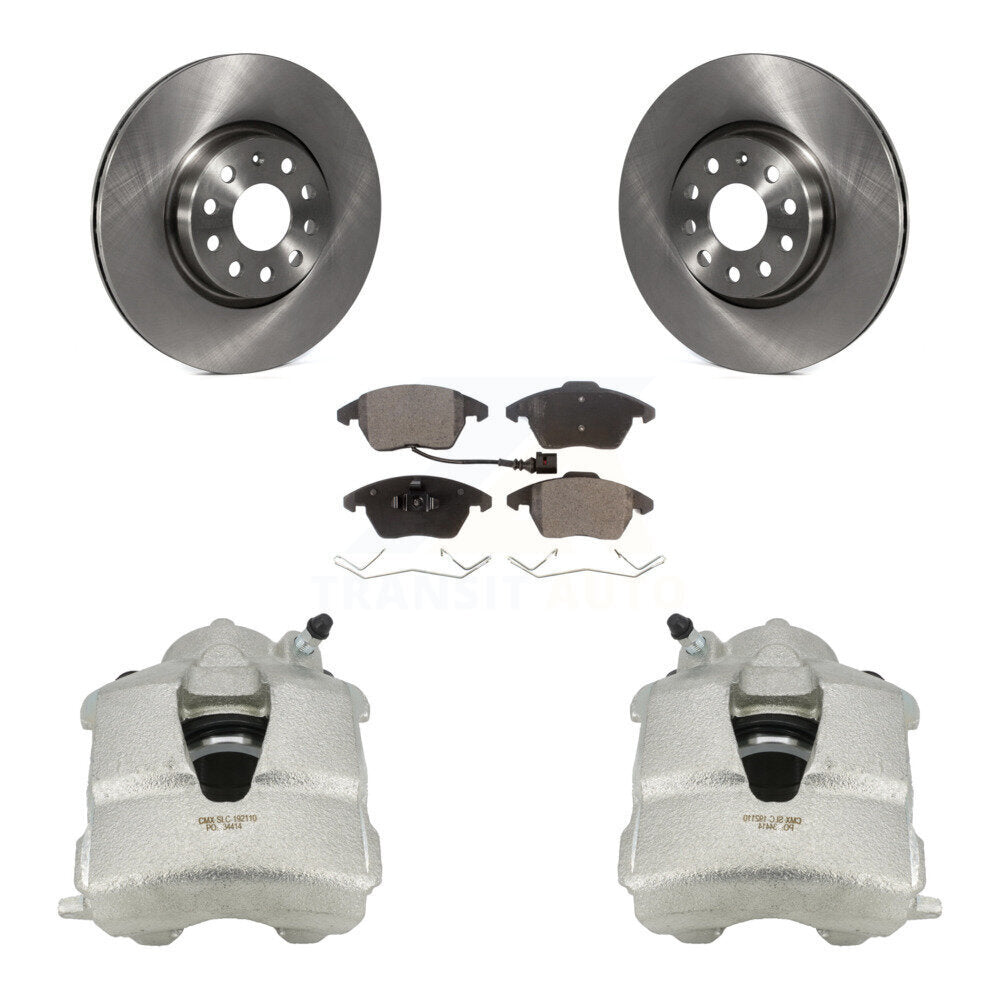 Transit Auto KC8-100438T Disc Brake Kit for 2005-2015 Volkswagen Jetta - Front product image
