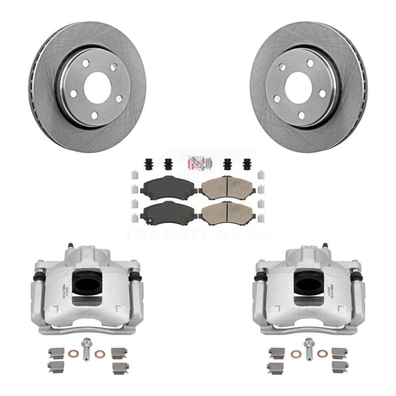 Transit Auto KC8-100441N Disc Brake Kit for 2007-2016 Jeep Wrangler - Front product image