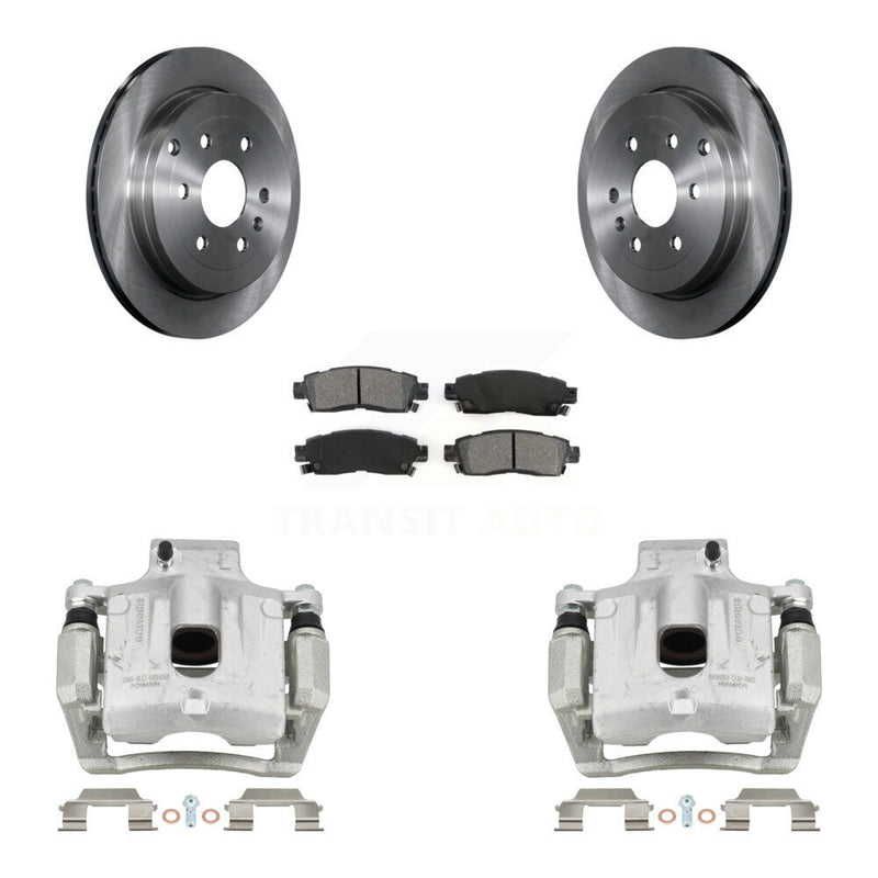 Transit Auto KC8-100442S Disc Brake Kit for 2007-2017 GMC Acadia Limited, Chevrolet Traverse, Buick Enclave & more - Rear product image
