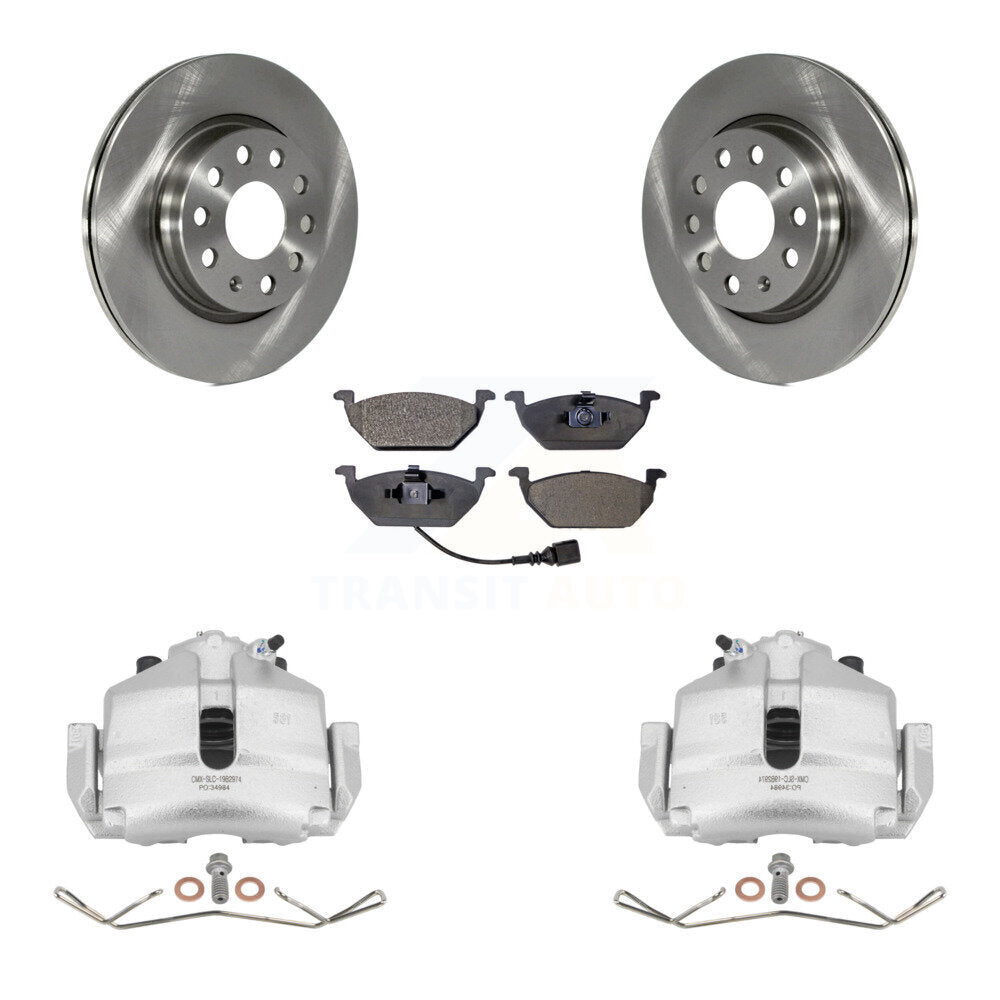 Transit Auto KC8-100442T Disc Brake Kit for 2011-2015 Volkswagen Jetta - Front product image