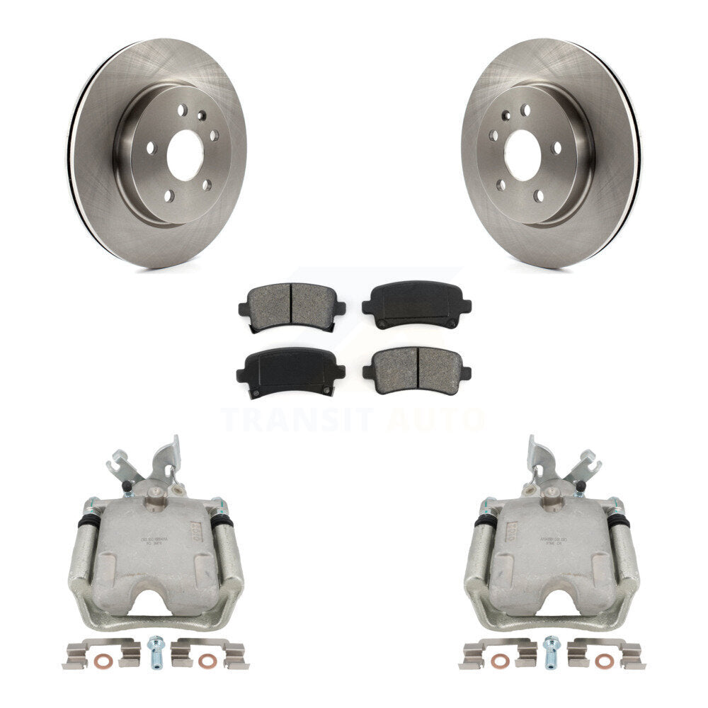 Transit Auto KC8-100443S Disc Brake Kit for 2011-2020 Cadillac XTS, Chevrolet Impala, Chevrolet Malibu & more - Rear product image