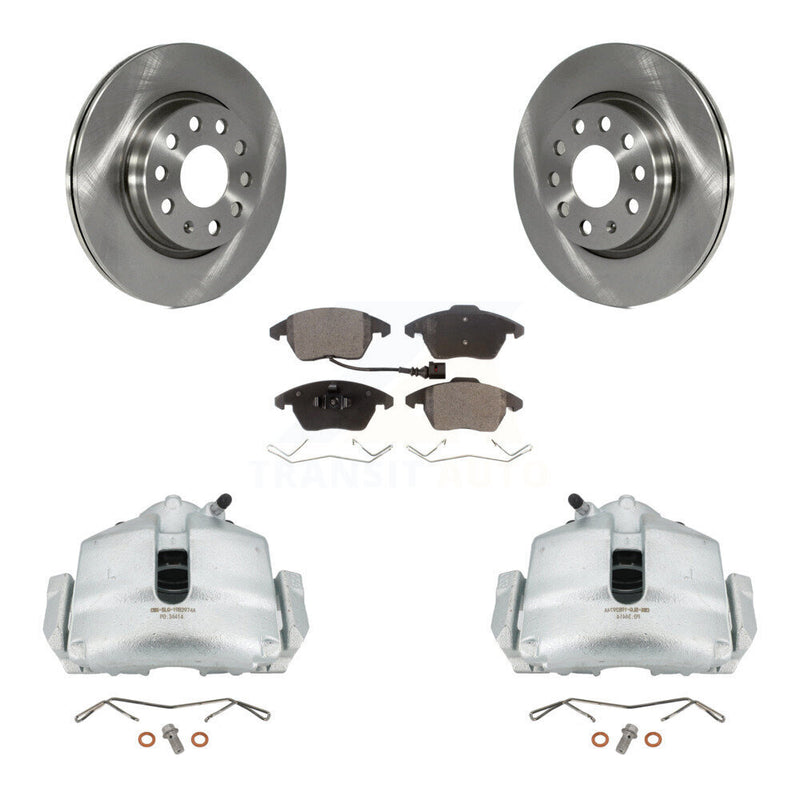 Transit Auto KC8-100445T Disc Brake Kit for 2011-2013 Volkswagen GTI, Audi A3 Quattro - Front product image