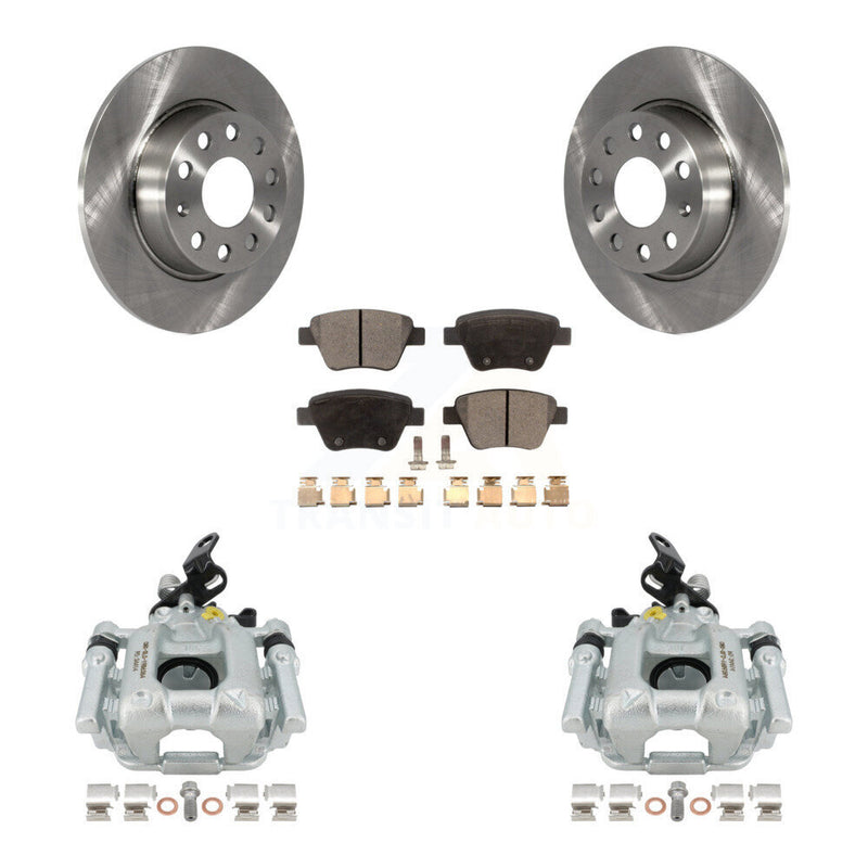 Transit Auto KC8-100446P Disc Brake Kit for 2010-2016 Volkswagen GTI, Volkswagen Beetle, Volkswagen Golf & more - Rear product image