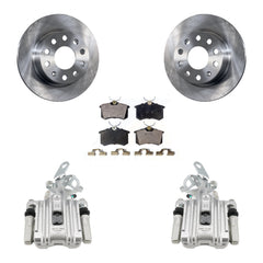 Transit Auto KC8-100449P Disc Brake Kit for 2010-2019 Volkswagen Beetle, Volkswagen Jetta, Audi A3 - Rear product image