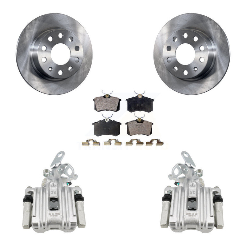 Transit Auto KC8-100449P Disc Brake Kit for 2010-2019 Volkswagen Beetle, Volkswagen Jetta, Audi A3 - Rear product image