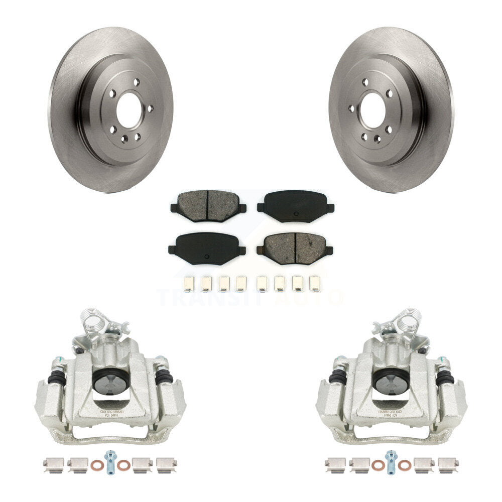 Transit Auto KC8-100449S Disc Brake Kit for 2010-2019 Ford Explorer, Ford Taurus, Ford Flex & more - Rear product image