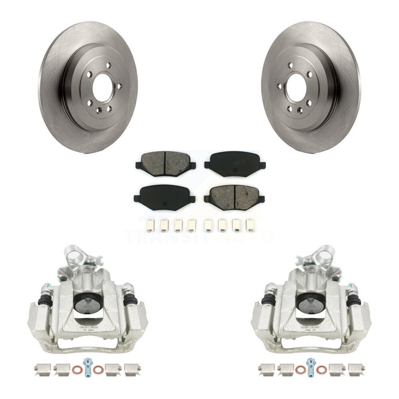 Transit Auto KC8-100449S Disc Brake Kit for 2010-2019 Ford Explorer, Ford Taurus, Ford Flex & more - Rear product image