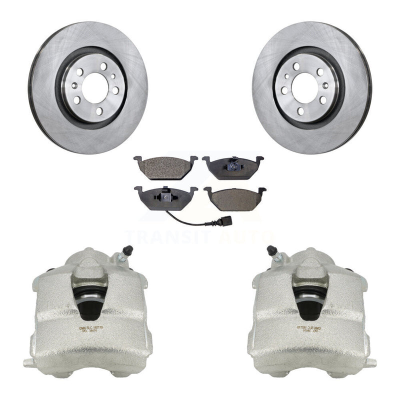 Transit Auto KC8-100449T Disc Brake Kit for 1998-2010 Volkswagen Golf City, Volkswagen Jetta City, Volkswagen Beetle & more - Front product image